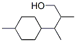 beta,gamma,4-trimethylcyclohexanepropanol Struktur