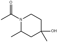 4-Piperidinol, 1-acetyl-2,4-dimethyl- (9CI) Struktur