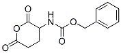 Carbamic acid, (tetrahydro-2,6-dioxo-2H-pyran-3-yl)-, phenylmethyl ester (9CI) Struktur