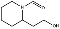 2-(2-hydroxyethyl)piperidine-1-carbaldehyde Struktur