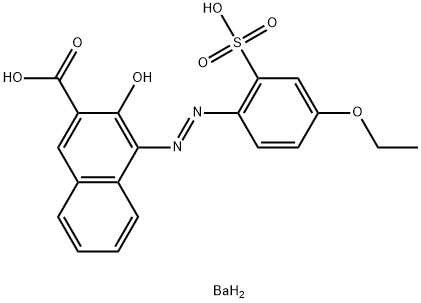 barium 4-[(4-ethoxy-2-sulphonatophenyl)azo]-3-hydroxy-2-naphthoate Struktur