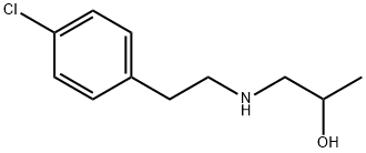 1-[[2-(4-Chlorophenyl)ethyl]amino]-2-hydroxypropane Struktur