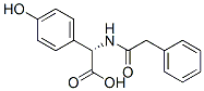 (S)-(4-hydroxyphenyl)(phenylacetamido)acetic acid Struktur