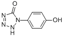 1-(4-HYDROXYPHENYL)-1,2-DIHYDRO-5H-TETRAZOL-5-ONE Struktur