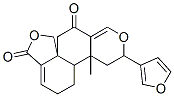 3-(3-Furanyl)-4a,4b,5,6-tetrahydro-4a-methyl-3H-furo[3',4':4a,5]naphtho[2,1-c]pyran-8,12(4H,11H)-dione Struktur