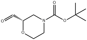 (S)-N-Boc-2-morpholinecarbaldehyde Struktur