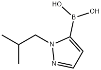 2-Isobutyl-2H-pyrazole-3-boronic acid Struktur