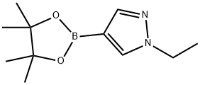 1-Ethyl-1H-pyrazole-4-boronic acid, pinacol ester Struktur