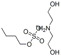 bis(2-hydroxyethyl)ammonium butyl sulphate Struktur