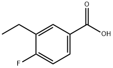 3-エチル-4-フルオロ安息香酸 化學(xué)構(gòu)造式