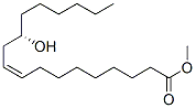 [S,Z,(-)]-12-Hydroxy-9-octadecenoic acid methyl ester Struktur