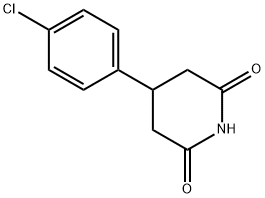 3-(4-CHLOROPHENYL) GLUTARIMIDE Struktur