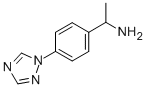 1-[4-(1H-1,2,4-TRIAZOL-1-YL)PHENYL]ETHANAMINE Struktur