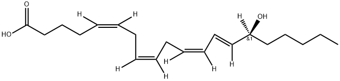 15(S)-HETE-D8 Struktur