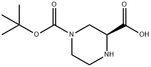 (S)-4-N-BOC-PIPERAZINE-2-CARBOXYLIC ACID Structure