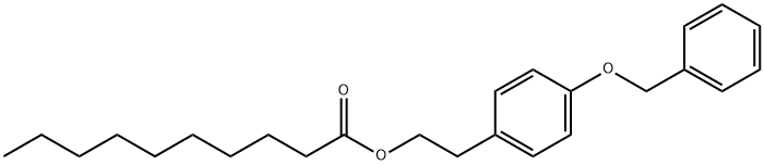 Decanoic acid, 2-[4-(phenylMethoxy)phenyl]ethyl ester