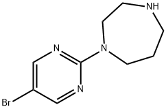 1-(5-BROMOPYRIMIDIN-2-YL)[1,4]DIAZEPANE
 Struktur