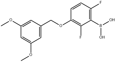 2,6-DIFLUORO-3-(3',5'-DIMETHOXYBENZYLOX&|2,6-二氟-3-(3',5'-二甲氧基芐氧基)苯基硼酸