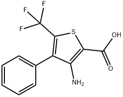 3-AMINO-4-PHENYL-5-(TRIFLUOROMETHYL)THIOPHENE-2-CARBOXYLIC ACID price.