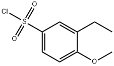 Benzenesulfonyl chloride, 3-ethyl-4-Methoxy- Struktur