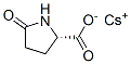 cesium 5-oxo-L-prolinate Struktur