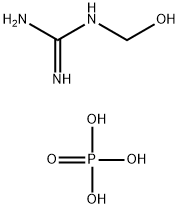 (hydroxymethyl)guanidinium phosphate Struktur