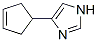 1H-Imidazole,  4-(3-cyclopenten-1-yl)-  (9CI) Struktur