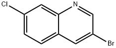 3-Bromo-7-chloroquinoline Struktur