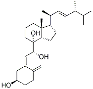 (3β,5Z,7R,8α,22E)-9,10-Secoergosta-5,10(19),22-triene-3,7,8-triol Struktur