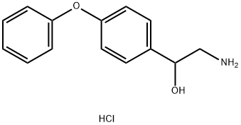 2-AMINO-1-(4-PHENOXYPHENYL)ETHANOL HYDROCHLORIDE Struktur