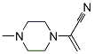 1-Piperazineacetonitrile,  4-methyl--alpha--methylene- Struktur