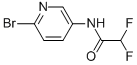 N-(6-BROMOPYRIDIN-3-YL)-2,2-DIFLUOROACETAMIDE Struktur