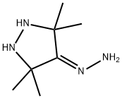 4-Pyrazolidinone,  3,3,5,5-tetramethyl-,  hydrazone Struktur