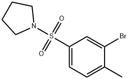 1-(3-BROMO-4-METHYLPHENYLSULFONYL)PYRROLIDINE price.