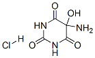 2,4,6(1H,3H,5H)-Pyrimidinetrione, 5-amino-5-hydroxy-, monohydrochlorid e Struktur