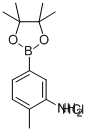 3-AMINO-4-METHYLPHENYLBORONIC ACID, PINACOL ESTER, HCL Struktur