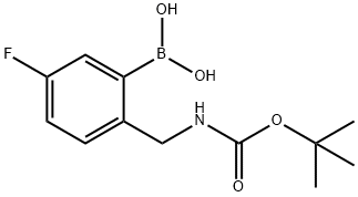 2-BOC-氨甲基-5-氟苯基硼酸, 850568-43-3, 結(jié)構(gòu)式