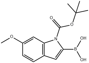 1-BOC-6-METHOXYINDOLE-2-BORONIC ACID price.