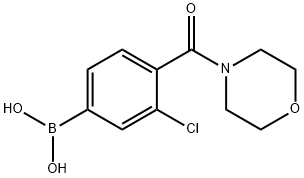 3-CHLORO-4-(MORPHOLINE-4-CARBONYL)BENZENEBORONIC ACID price.