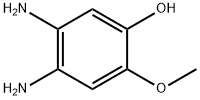 Phenol,  4,5-diamino-2-methoxy- Struktur