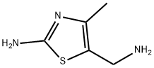 5-Aminomethyl-4-methyl-thiazol-2-ylamine Struktur