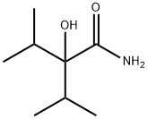 Butanamide,  2-hydroxy-3-methyl-2-(1-methylethyl)- Struktur