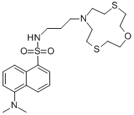 7-[3-(DANSYLAMIDO)PROPYL]-1-OXA-4,10-DITHIA-7-AZACYCLODODECANE Struktur