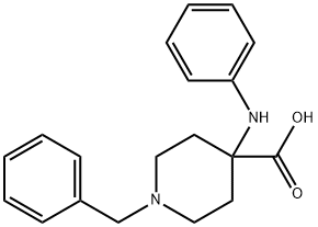 4-Anilino-1-benzyl-4-piperidinecarboxylic acid