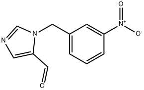 3-(3-NITRO-BENZYL)-3H-IMIDAZOLE-4-CARBALDEHYDE Struktur