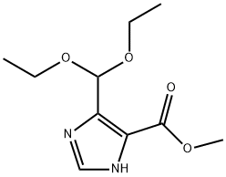 METHYL 5-DIETHOXYMETHYLIMIDAZOLE-4-CARBOXYLATE Struktur