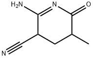 3-Pyridinecarbonitrile,  2-amino-3,4,5,6-tetrahydro-5-methyl-6-oxo- Struktur