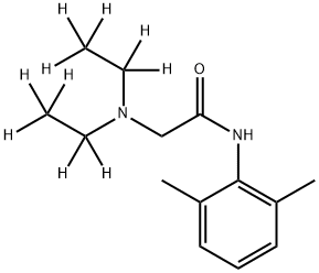 LIDOCAINE-D10 (N,N-DIETHYL-D10) Struktur