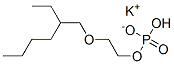 potassium [2-[(2-ethylhexyl)oxy]ethyl] hydrogenphosphate  Struktur