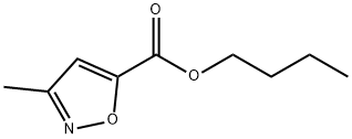 3-メチル-5-イソオキサゾールカルボン酸ブチル 化學(xué)構(gòu)造式